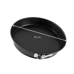 Sale RETIF Lot De 2 Moules Charni Re Ronds Fond Plat 32,5Cm Zenker Black Metallic