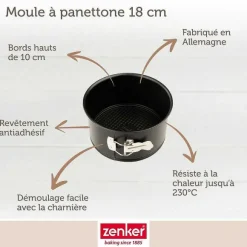 Clearance RETIF Lot De 2 Moules Panettone Charni Re 18Cm Zenker Sp Cial Countries