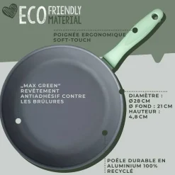 Clearance RETIF Lot De 2 Po Les Frire De 24Cm Et 28Cm En Aluminium Recycl Fackelmann