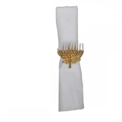 Flash Sale RETIF Lot De 4 Ronds De Serviettes Menorah