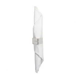 Clearance RETIF Lot De 4 Ronds De Serviette Triangle Martele Argent