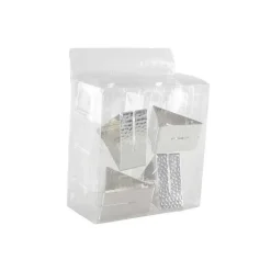 Clearance RETIF Lot De 4 Ronds De Serviette Triangle Martele Argent