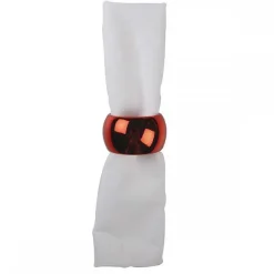 Cheap RETIF Lot De 4 Ronds De Serviettes Uni Rouge