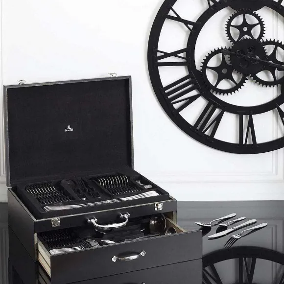 Sale RETIF M Nag Re 84 Pi Ces En Inox Coffret En Bois Avec Tiroir