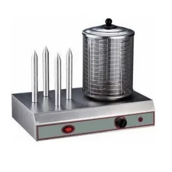 Best RETIF Machine Hot-Dog Avec Un Chauffe Saucisses Et 4 Plots Chauffe Pain En Aluminium