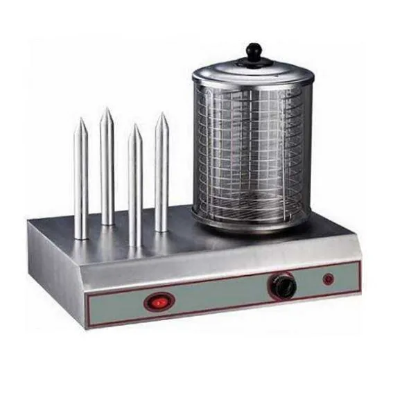 Best RETIF Machine Hot-Dog Avec Un Chauffe Saucisses Et 4 Plots Chauffe Pain En Aluminium
