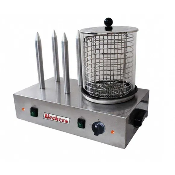 Cheap RETIF Machine Hot-Dog Avec Un Chauffe Saucisses Et 4 Plots Chauffe Pain En Aluminium