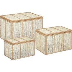 Sale RETIF Malles En Rotin 3 Dimensions - Par 3