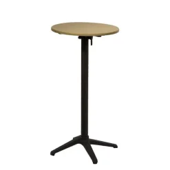 Best Sale RETIF Mange Debout Alicante Aluminium Plateau Rond Vert Jonc