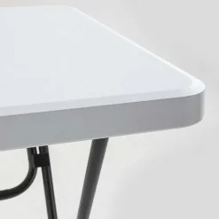 Fashion RETIF Mange-Debout Hdpe Carr Blanc Rekkem 70X70X110 Cm