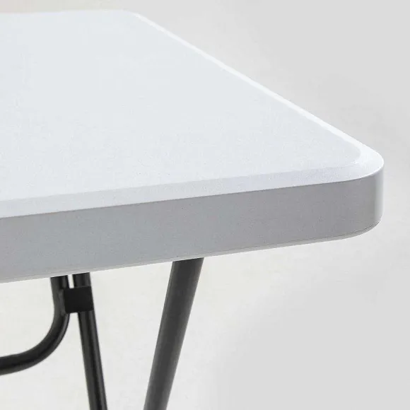 Fashion RETIF Mange-Debout Hdpe Carr Blanc Rekkem 70X70X110 Cm