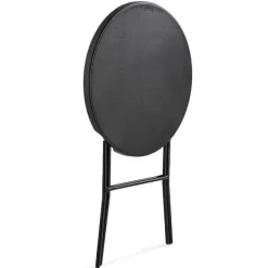 Shop RETIF Mange-Debout Hdpe Rond Noir Rekkem 80X110 Cm