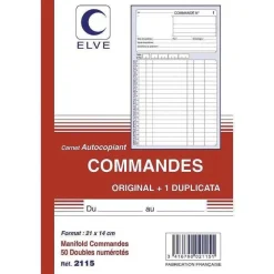 Fashion RETIF Manifold Commandes Autocopiant Format A5 50 Dupli Par Lot De 3
