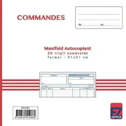 Cheap RETIF Manifold Commandes Autocopiant 21X21Cm 50 Tripli Par Lot De 2
