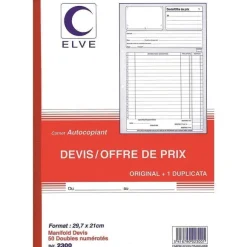 Store RETIF Manifold Devis Offre De Prix 297X210Mm Dupli