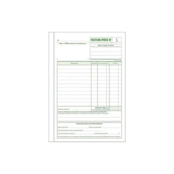 Outlet RETIF Manifold Factures Micro-Entrepreneur 210 X 148 Mm 50F Dupli