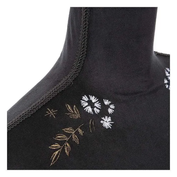 Shop RETIF Mannequin D Coratif Sur Pied Buste Velours Noir Brod De Motifs H160Cm