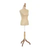 Discount RETIF Mannequin D Coratif Sur Pied Buste Tress Dor Et Naturel H160Cm