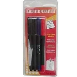 Shop RETIF Marqueurs Pointe Permanente 2Mm Assortis - Par 4