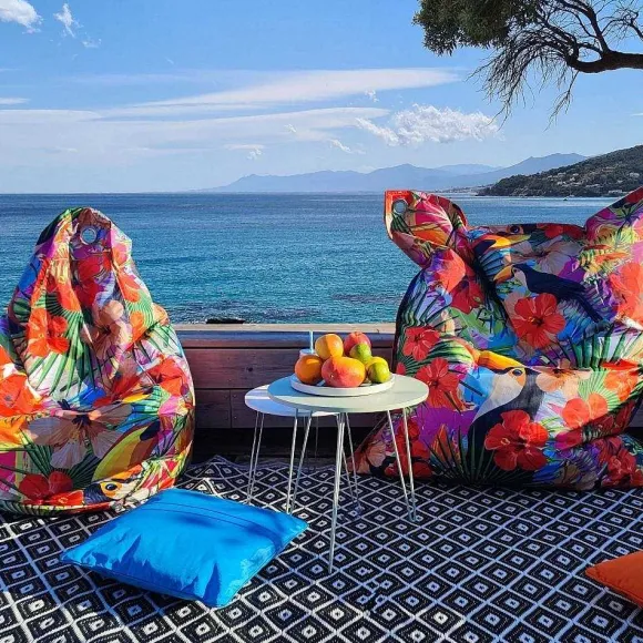 Best Sale RETIF Maxi Coussin Imprim Int Rieur Ext Rieur 110X130Cm Toucan