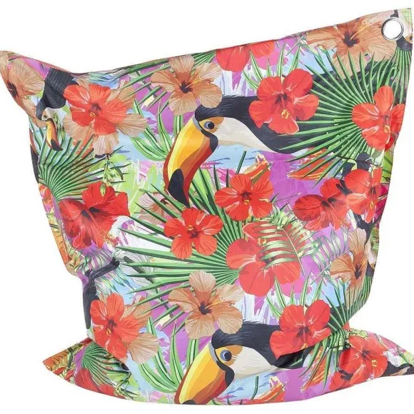 Best Sale RETIF Maxi Coussin Imprim Int Rieur Ext Rieur 110X130Cm Toucan