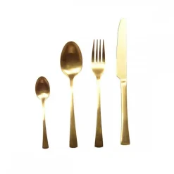 Store RETIF Menagere 24 Pi Ces Dore Mat