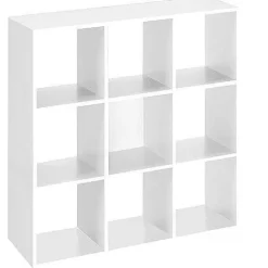 Cheap RETIF Meuble Biblioth Que Cases - Blanc