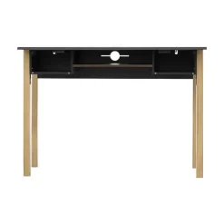 Online RETIF Meuble Console Extensible Et Bureau En Bois Beige Et Gris H80Cm