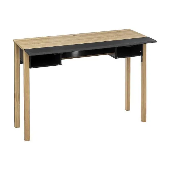 Online RETIF Meuble Console Extensible Et Bureau En Bois Beige Et Gris H80Cm
