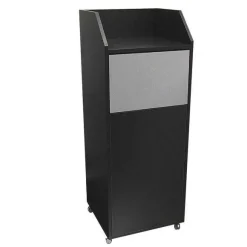 Cheap RETIF Meuble Pour Poubelle D'Int Rieur 86 Litres Snacking Bas D Cor Noir