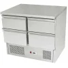 Outlet RETIF Meuble R Frig R De Pr Paration Avec 4 Tiroirs Et Moteur En Dessous Sur 4 Roues