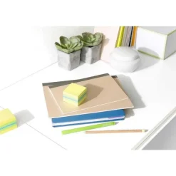 Cheap RETIF Mini Bloc Cube 400 Feuilles Repositionnables 5,1X5,1Cm Citron + Bleu Et Vert