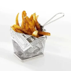 New RETIF Mini Friteuse Inox 1 Portion 10X7,8X7Cm - Par 6