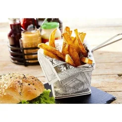 New RETIF Mini Friteuse Inox 1 Portion 10X7,8X7Cm - Par 6