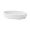 Best Sale RETIF Mini Moule Ovale En Porcelaine Blanche 10 X 5,8 Cm - Par 4