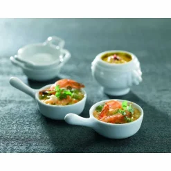 Online RETIF Mini Tajine En Porcelaine Blanche 9 X 9 Cm Par 4