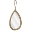 Outlet RETIF Miroir Goutte En Ratan H59Cm