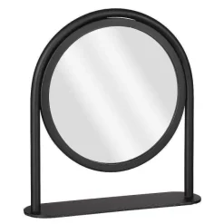 Fashion RETIF Miroir Poser M Tal Noir 24,5 H26,5Cm