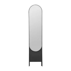 Discount RETIF Miroir Sur Pied En Verre Et M Tal Noir H160Cm