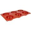 New RETIF Moule Demi Sph Re Diam Tre 4X2 Cm Silicone Rouge 17,5X30 Cm - Par 1
