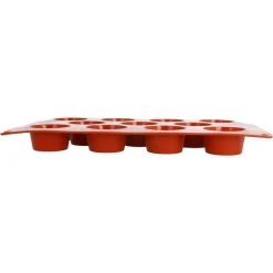 Clearance RETIF Moule Muffins Silicone Rouge 17,5X30Cm