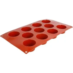 Clearance RETIF Moule Muffins Silicone Rouge 17,5X30Cm