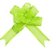Hot RETIF Noeuds Automatiques X5 En Organdi Vert Anis L20Mm D11Cm Top Vert