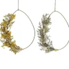 Best RETIF Oeuf Metal Suspendre Avec Fleurs S Ch Es 2 Coloris Possibles