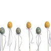 Clearance RETIF Oeufs De P Ques Sur Pique Decor Fleurs Sauvages - Par 6