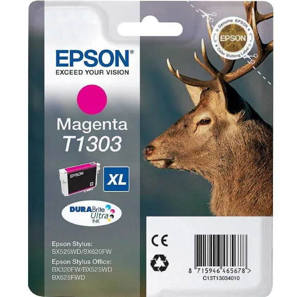 Fashion RETIF Original Encre Durabrite Stylus Sx525Wd T1303 Magenta