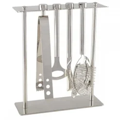 Shop RETIF Outils De Bar Sur Support 7 Pi Ces Coloris Argent