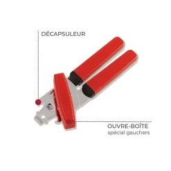 Store RETIF Ouvre Bo Te 3 En 1 Pour Gaucher 17Cm Fackelmann Basic
