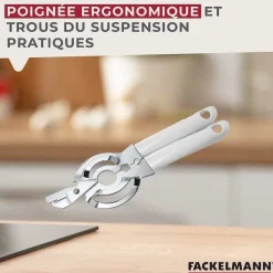 Best RETIF Ouvre Bocal Manuel Multifonction 27Cm Fackelmann Arcadalina