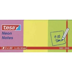 Outlet RETIF Pack De 3 Bloc-Notes Repositionnables 40X50Mm Neon Tricolore